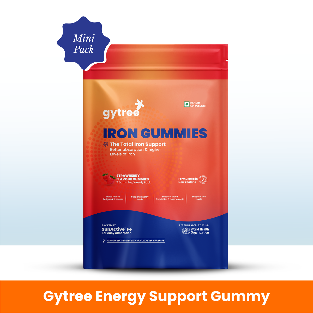 Gytree Iron Gummies Mini Pack