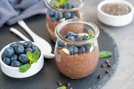 Easy and Delicious Chocolate Protein with Chia Seeds