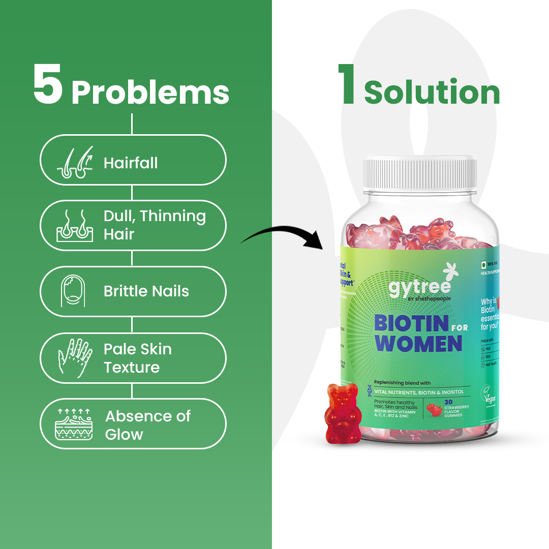 The Total Hair, Skin & Nail Support Biotin Gummies