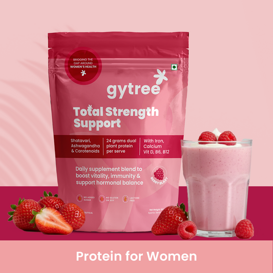 The Total Strength Support Plant Protein - Berry Blast