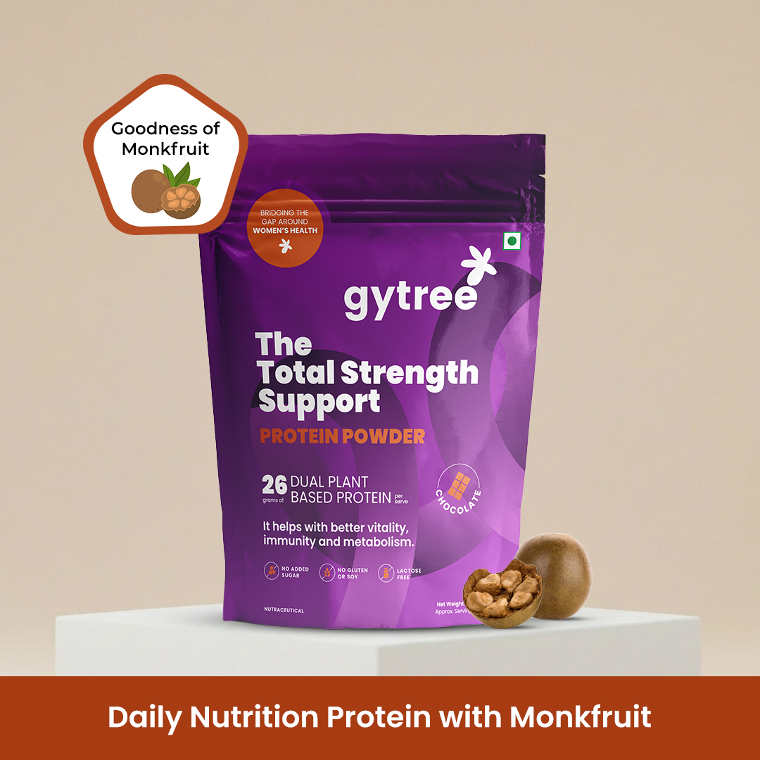 The Total Strength Support Chocolate Protein Powder with Monkfruit (250gms)