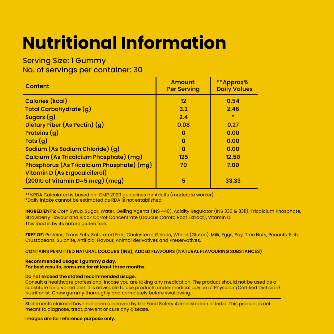 The Total Calcium + Vitamin D Support for Strong Bones