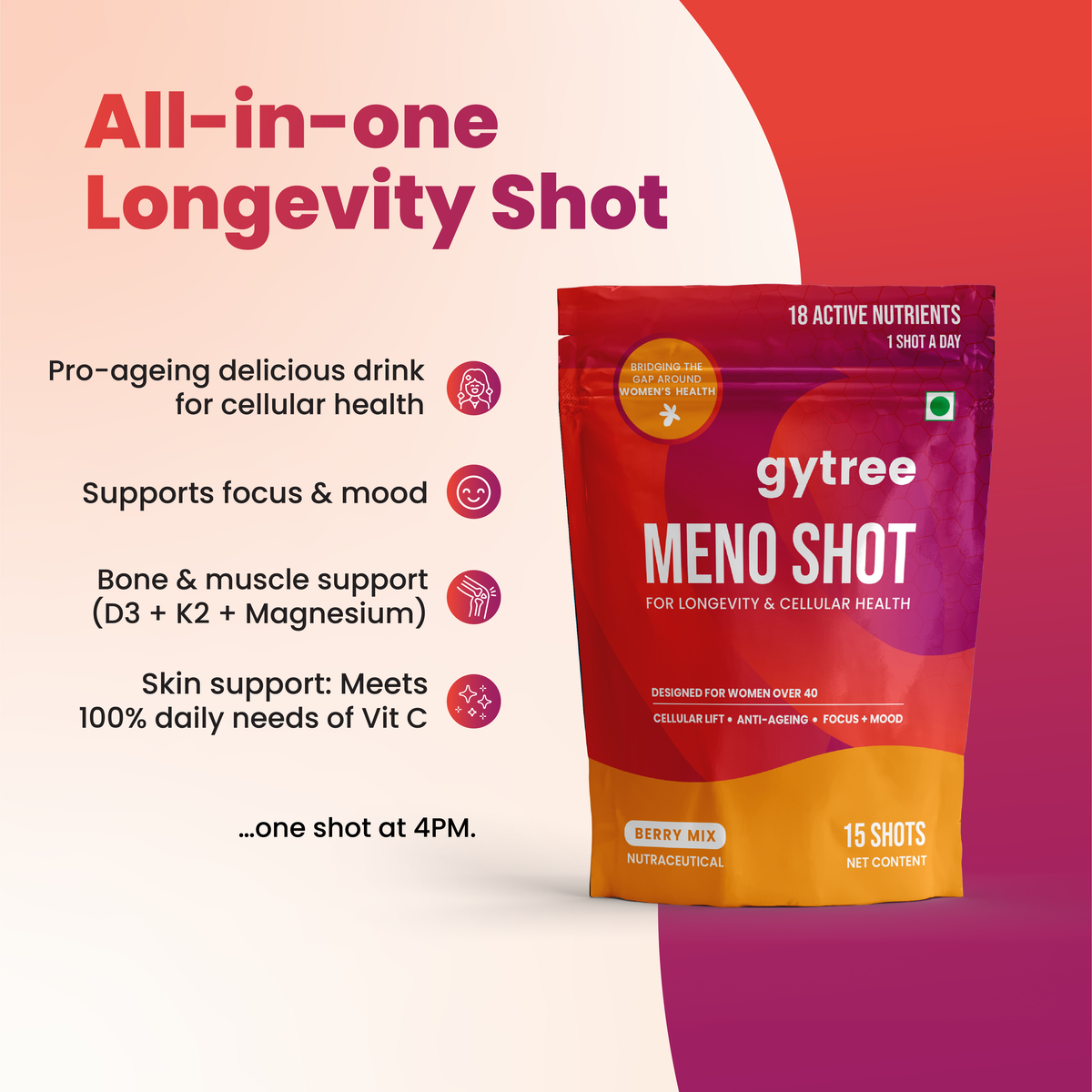 Gytree Meno Shot For Longevity