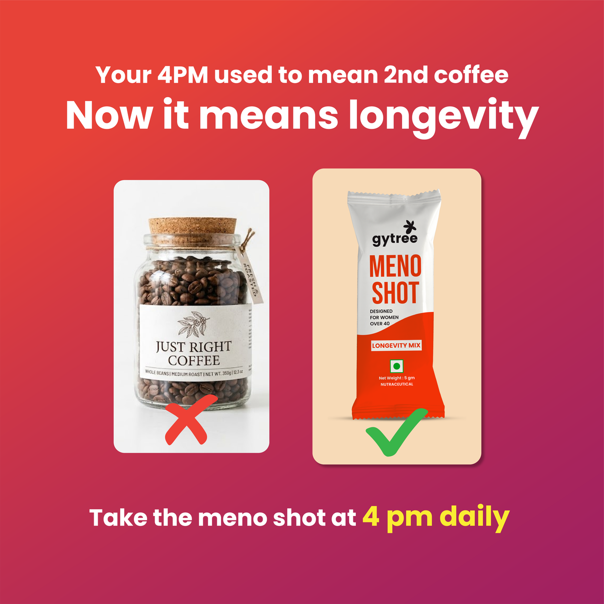 Gytree Meno Shot For Longevity
