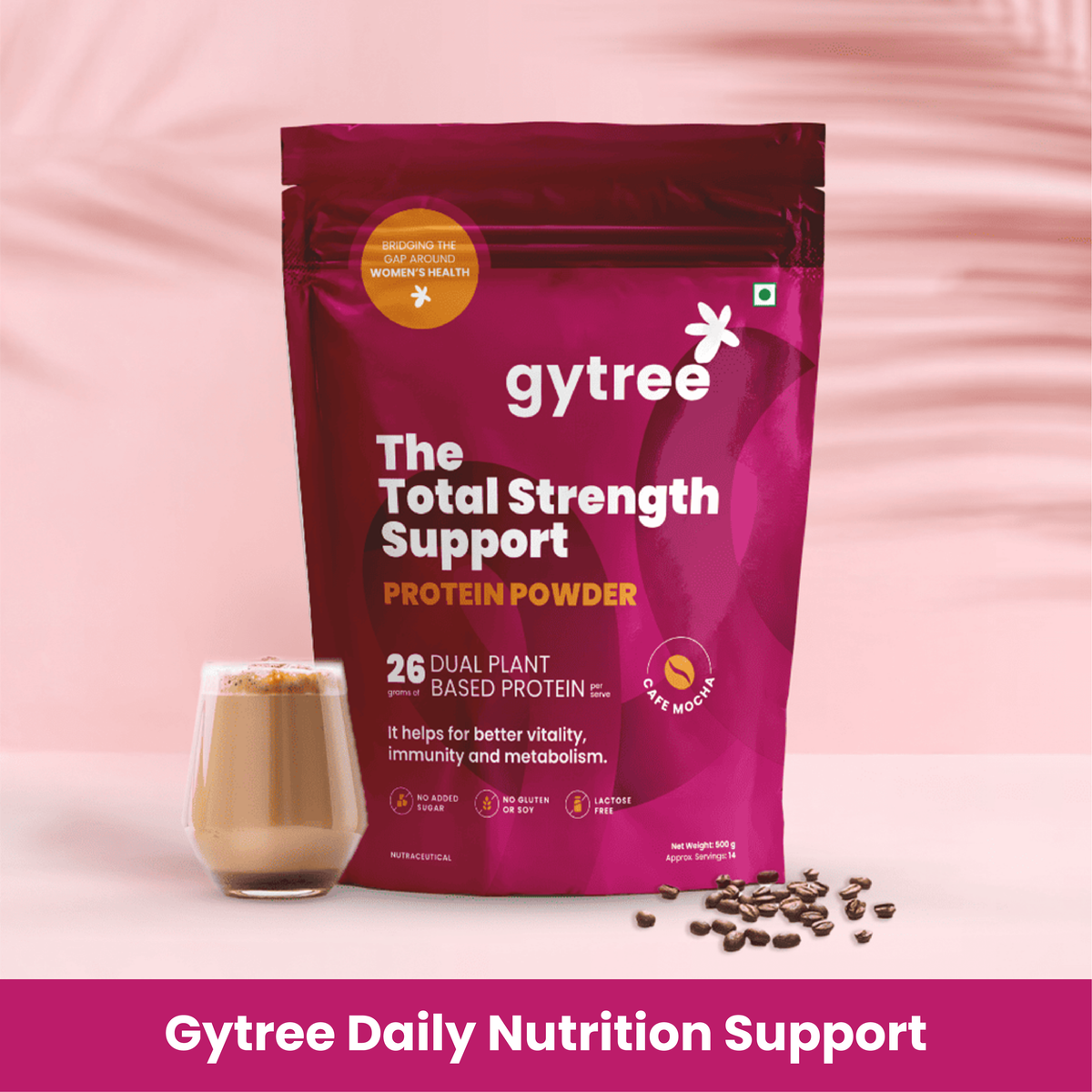 Total Strength Support Plant Protein - Cafe Mocha