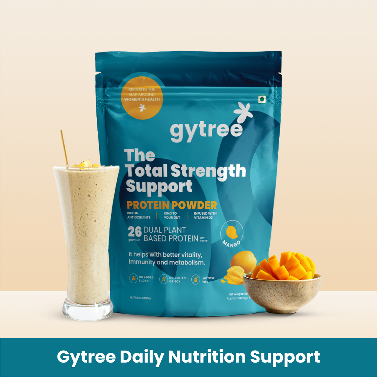 Total Strength Support Plant Protein - Mango
