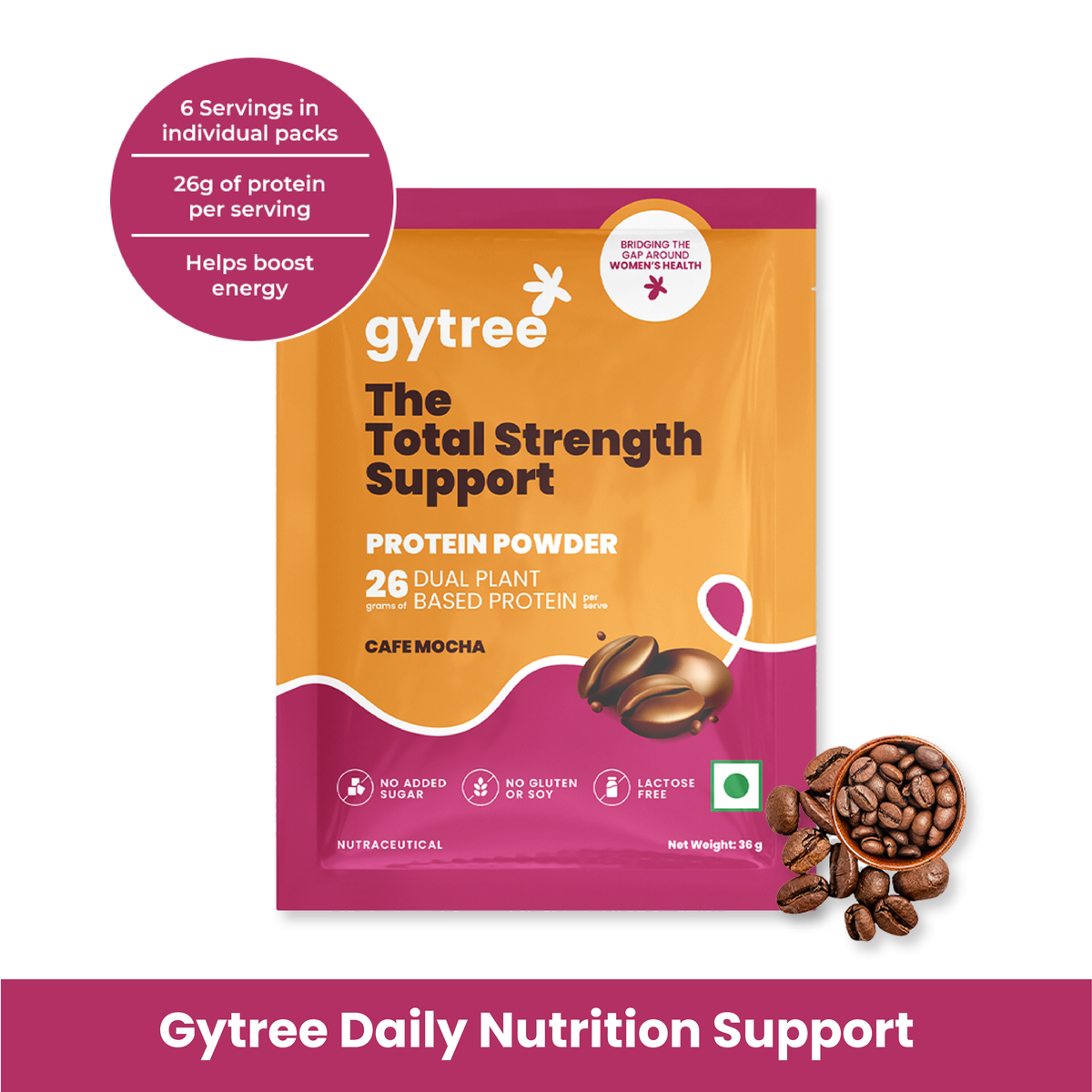 Total Strength Support Plant Protein Sachet