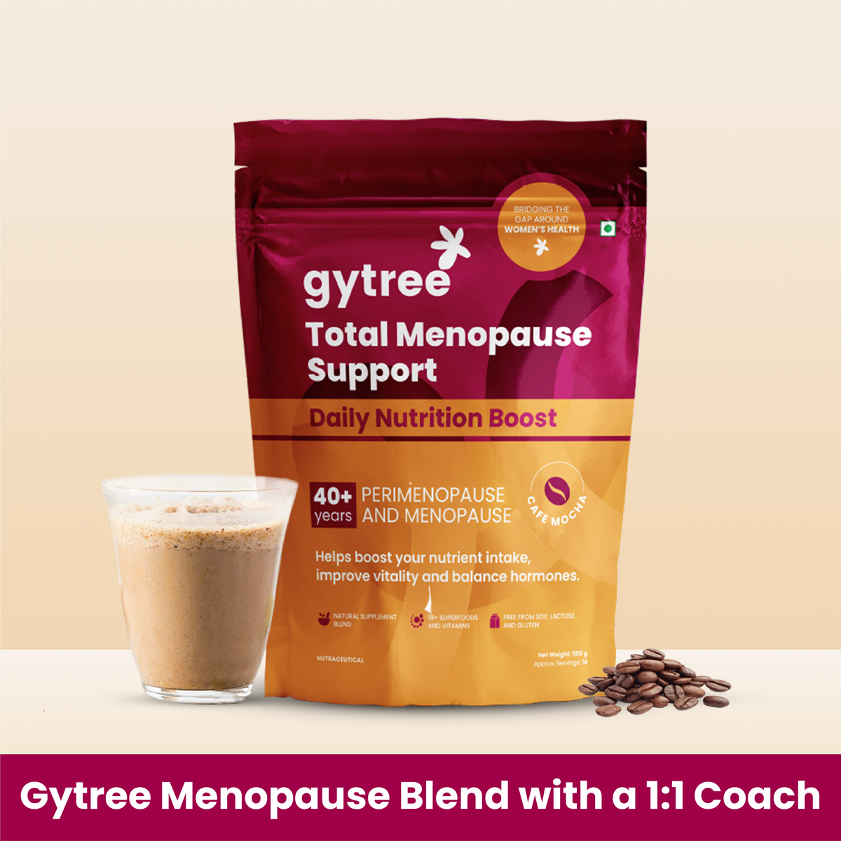 Total Strength Support Plant Protein for Menopause + Meno Coach