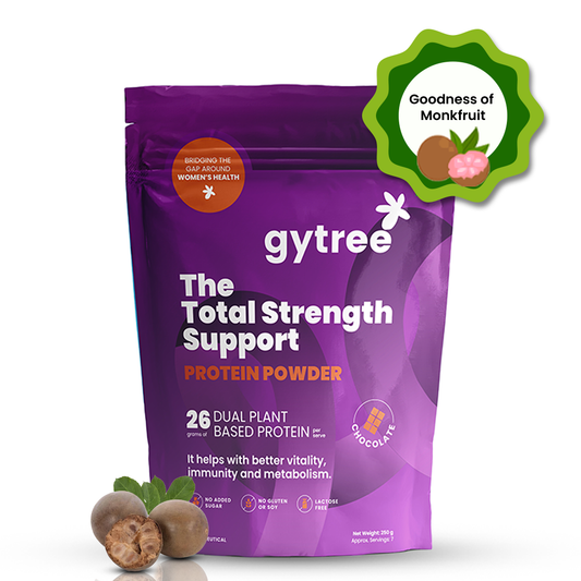 The Total Strength Support Chocolate Protein Powder with Monkfruit (250gms)